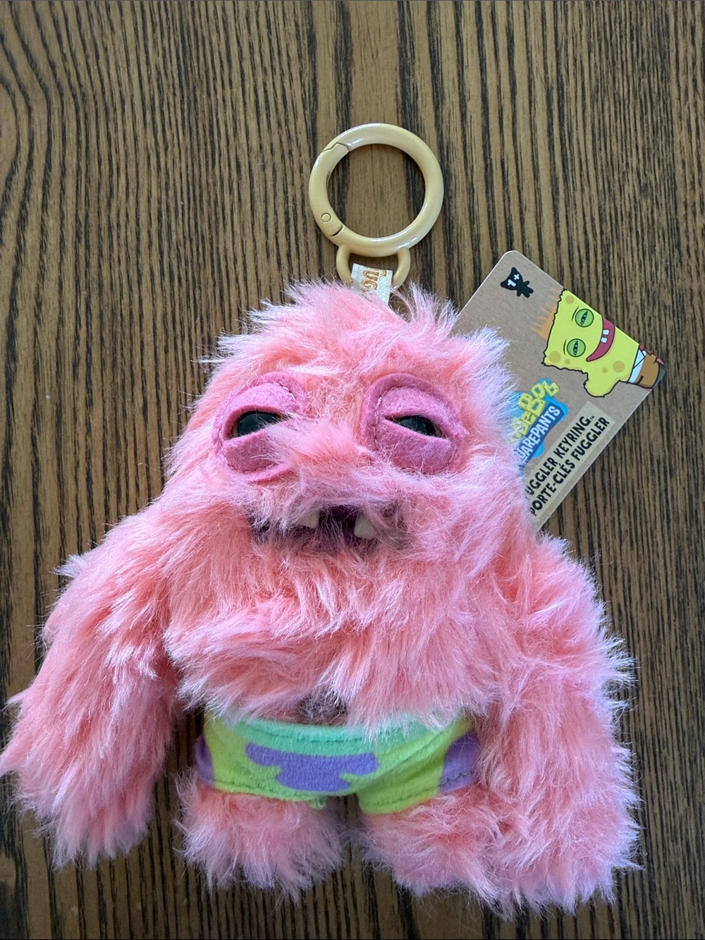 Patrick Star Spongebob SquarePants Fuggler keychain BRAND NEW